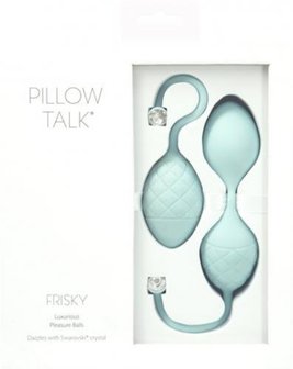 Pillow Talk - Frisky Pleasure-Kugeln - T&uuml;rkis