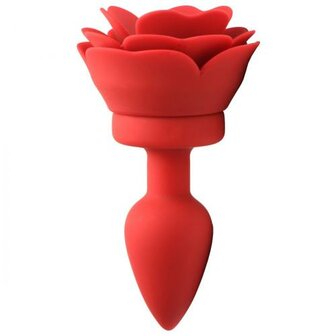Vibrierender Rose Analplug mit Fernbedienung - Gro&szlig;