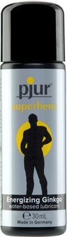 Pjur&reg; Superhero Ginkgo Energising Lubricant - 30ml