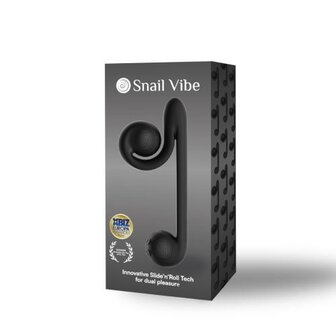 Snail Vibe Duo Vibrator - Schwarz