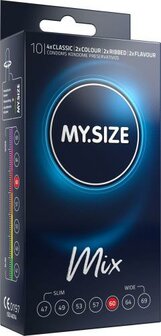MY.SIZE Mix 60 mm Kondome - 10 St&uuml;ck