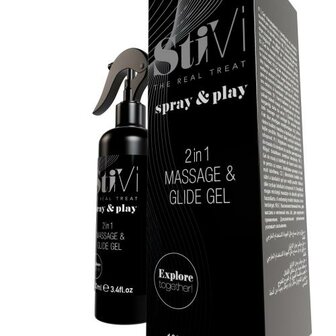 StiVi - Spray&amp;Play 2in1 Massage &amp; Gleitmittel - 100 ml